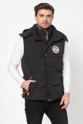 Geographical Norway Geographical Norway, Vilano bélelt mellény levehető kapucnival, Fekete, XL (VILANO-MEN-005-BLACK-XL)