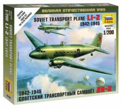 Zvezda Snap Kit avion 6140 - LI-2 Avion de transport sovietic (1: 200) (32-6140)