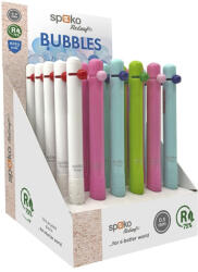 Spoko Golyóstoll SPOKO ReLeaf Bubbles nyomógombos 0, 5 mm kék írásszín vegyes színben (S016499236) - papir-bolt