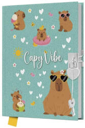 Junior Emlékkönyv JUNIOR Capy Vibe lakattal (DBL36-2513) - papir-bolt