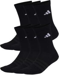 adidas Șosete Cushied Crew Socks 6 Pair Pack Black/Black/White XL