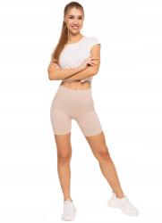 Moraj női harisnya, kerékpáros leggings, push-up, magas derekú, bézs, S-M méret (RDL700-020-BEIGE-S/M)