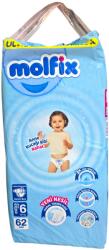 Molfix бебешки пелени, Giga Regular, номер 6, 62БР, 15кг+