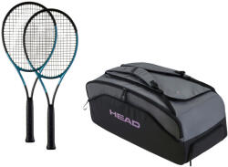 HEAD 2x Gravity Tour 2025 + Pro X Duffle Bag L BKDG Racheta tenis
