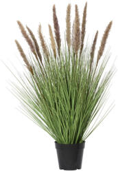 DekorPlaza Élethű Műnövény Pampafű Cserépben 45x45x80 Cm 811606