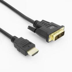 ACT HDMI-A male to DVI-D male adapter cable 1m Black AK3734 (AK3734)