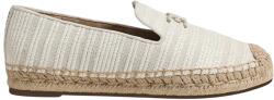 Sam Edelman Sam Edelman, Kathleen csíkos textil espadrilles, Fehér, Világosszürke, 6 (KATHLEEN-FBWHT-6)