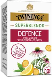 TWININGS Védekező tea citrommal és gyömbérrel, Twinings Superblends, 18 tasak, 36 g