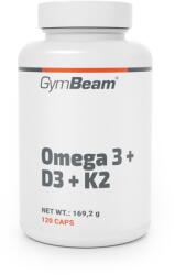 GymBeam Омега 3 + Витамин D3 + K2 120 капс