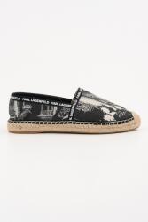 Karl Lagerfeld Karl Lagerfeld, Espadrilles logóval, Fekete, 35 (KL80125A-900-35)