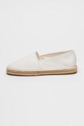 Calvin Klein CALVIN KLEIN, Vászon espadrilles domború logóval, Fehér, 43 (HM0HM01808-YBR-43)