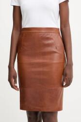 Weekend Max Mara fustă de piele PAPAILE 9BYA-SDD08H_88A (2525406016600)
