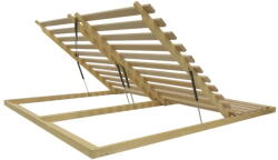 Materasso Nem állítható-felnyitható léces ágyrács 200x200 cm Masiv Partner Lux - Materasso