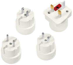 Logilink Travel adapter, 4pcs Set, 2A/250V (PA0186) - iconink