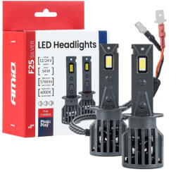 AMiO -04701 F25 EZÜST TELJES CANBUS 54W H1 12V 24V LED autóizzók (5903293047019)