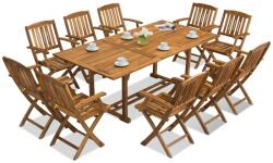 Garden Point Fából készült Burma/Delhi 10 bútorok Garden Point (GAP150_5xGAP147)