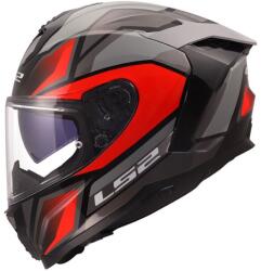 LS2 Cască integrală pentru motocicletă LS2 FF817 Challenger II Viper gri-roșu lucios (LS168170732-MASTER)