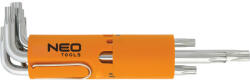 NEO TOOLS Torxkulcs készlet T10-T50 8db, lyukas (09-524)