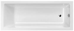 M-Acryl Sandra fehér színű egyenes akril kád 160x70 kádlábbal és peremrögzítővel (12390)