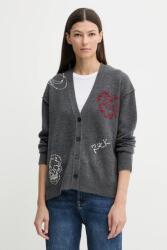 Zadig&Voltaire kasmír kardigán - szürke S - answear - 217 990 Ft