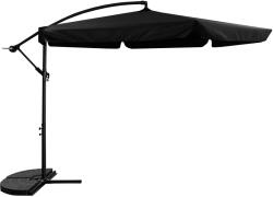AGA Umbrelă de grădină suspendată 300 cm Negru (MR2023-Black)