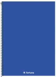 Fortuna Spirálfüzet kockás FORTUNA Monocolor A/4 70 lapos sötétkék (01.08681) - tonerpiac