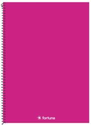 Fortuna Spirálfüzet kockás FORTUNA Monocolor A/4 70 lapos magenta (01.08675) - tonerpiac