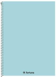 Fortuna Spirálfüzet kockás FORTUNA Monocolor A/4 70 lapos pasztell kék (01.08677) - tonerpiac