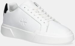 Calvin Klein bőr sportcipő CHUNKY CUPSOLE LACEUP LTH - fehér Férfi 44