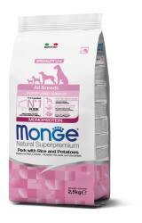 Monge All Breeds Puppy and Junior Pork with Rice and Potatoes 2.5 kg