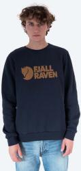 Fjallraven pamut melegítőfelső Logo Sweater - sötétkék L