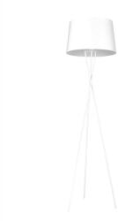 Kaja Lighting Lampadar Remi, 1xE27, H174cm, D45cm, metal, textil alb (K-4363)
