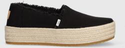 Toms espadrilles Valencia - fekete Női 38.5