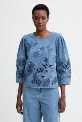 MUNTHE blúz pamutból BRAMBLE - kék 38