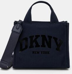 DKNY keresztpántos táska női pamut - sötétkék Univerzális méret