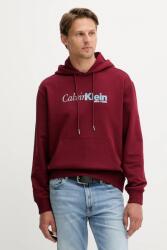 Calvin Klein pamut melegítőfelső - burgundia M