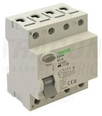 TRACON Áram-védőkapcsoló (Fi-relé) analóg 4P 40A 30mA AC-típus 6kA TRACON - EVOV4P4003 (EVOV4P4003)