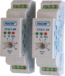 TRACON Tracon TFKV-10 Védőrelé, feszültségfigyelő 1 és 3 fázisra, beáll. késl. Umin=160V, 0-10s, 5A/250V AC (TFKV-10)