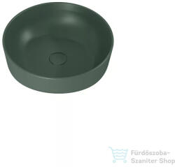 AREZZO design LORCA 42x42 cm pultra ültethető mosdó, matt zöld AR-146055 (AR-146055)