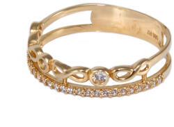 Ékszershop Kősoros végtelen jeles arany gyűrű (1326450)