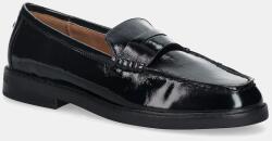 Steve Madden bőr mokaszin Adison - fekete Női 39