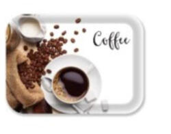 Ach Impex Tálca 33x24, 5x1.8 cm, műanyag, kávés (M40192)