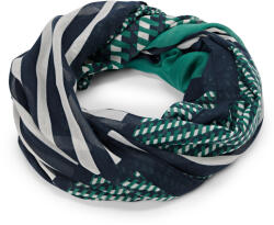 Tchibo - Nyomott mintás körsál - kék