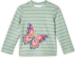 Tchibo - Kislány UV-szűrős felső - nő - méret 86/92 - zöld/csíkos