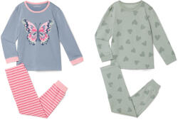 Tchibo - 2 kislány pizsama - nő - méret 134/140 - kék/mintás