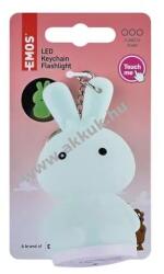 EMOS LED szilikon kulcstartó nyuszi