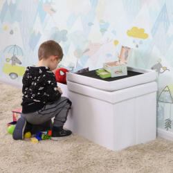 SONGMICS 120L Összecsukható Tárolópad Fehér Ülőpad Cipőspad (EUZ-LSF75WT) - prodis