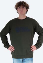 Fjallraven pamut melegítőfelső Logo Sweater - zöld L