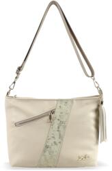  Zellia Női Oldaltáska ZLB396 Beige (11505228)