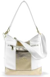  Zellia Női Válltáska ZLB399 Fehér-Arany - (11481249)